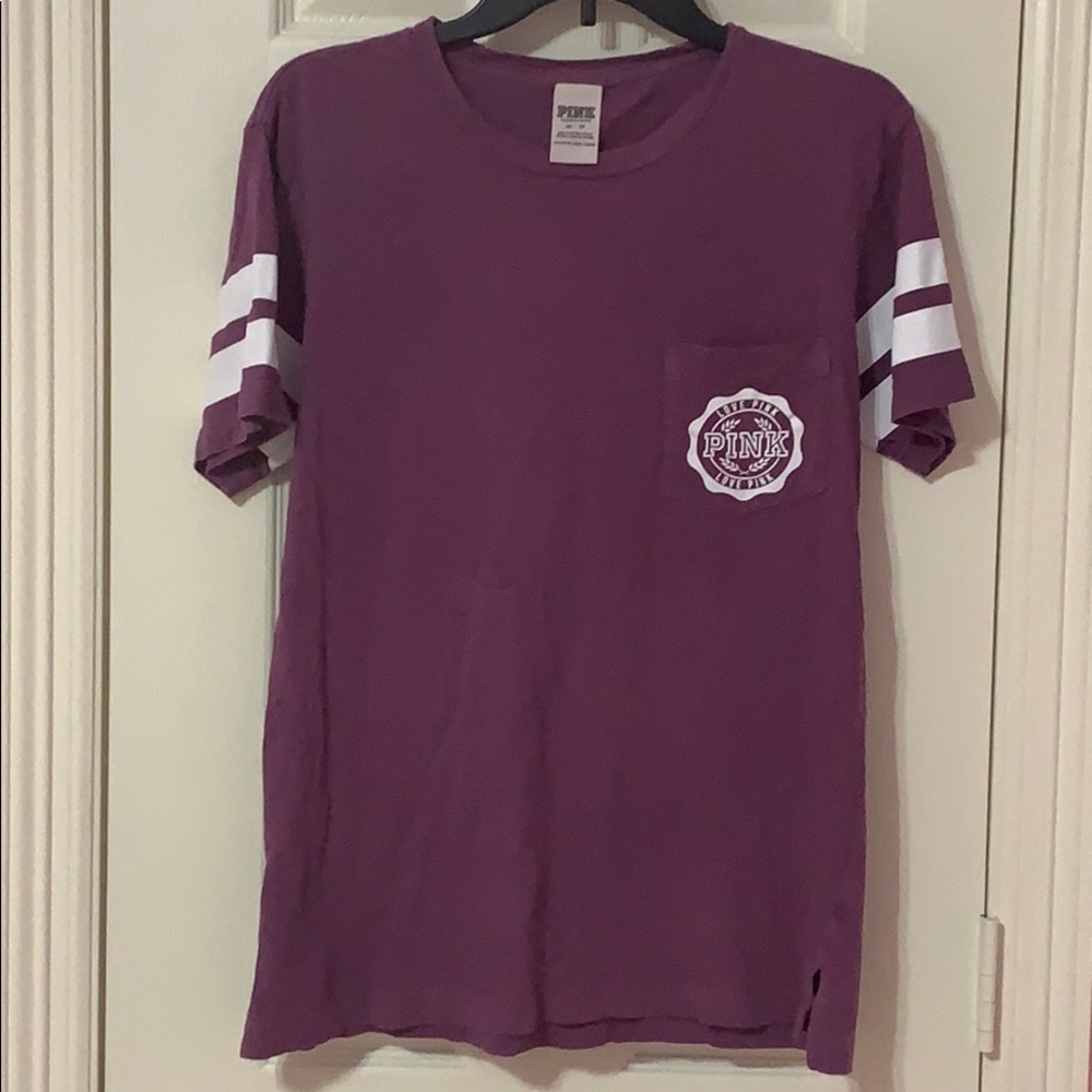 PINK purple jersey tee